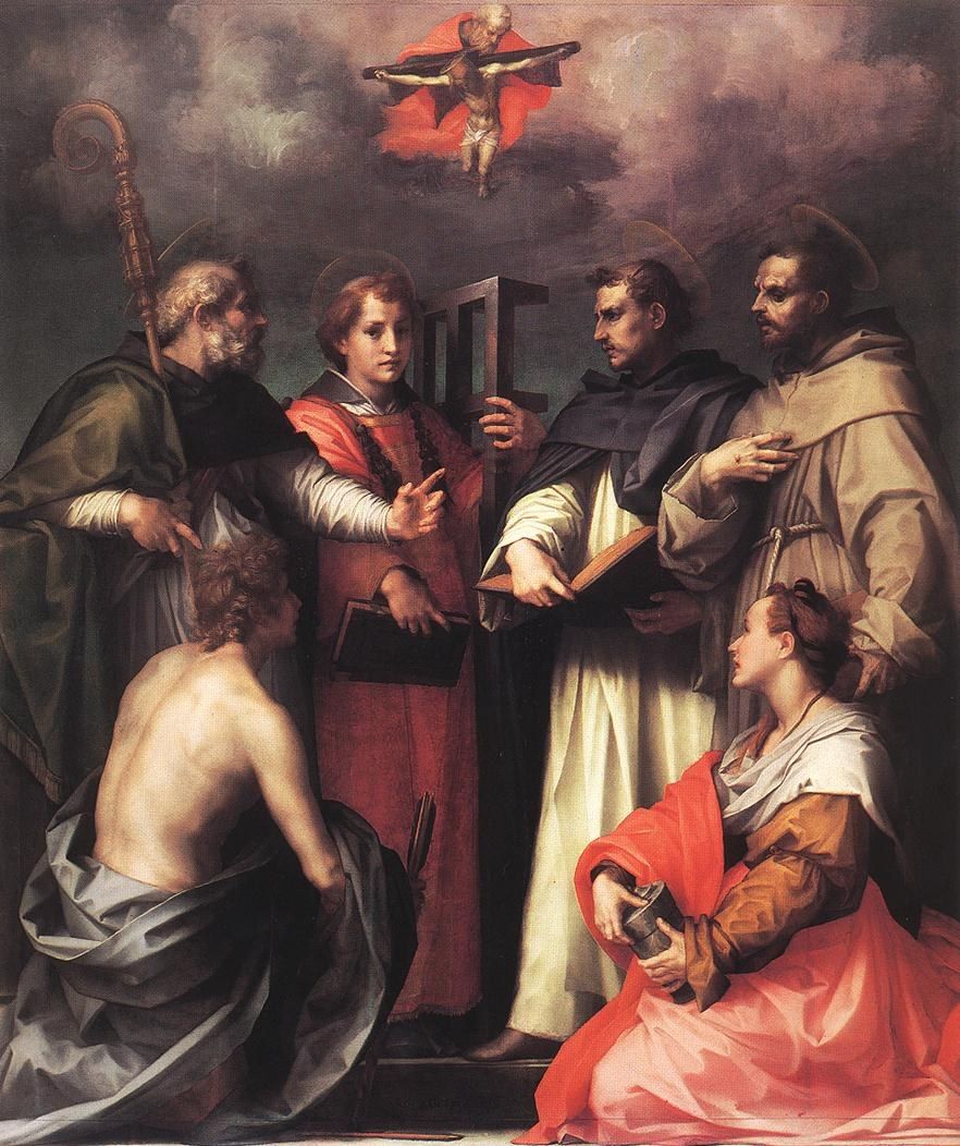 Andrea del Sarto Disputation over the Trinity